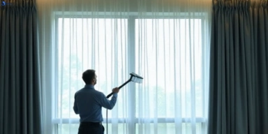 Commercial drapes cleaning service paradise-point hotels offices