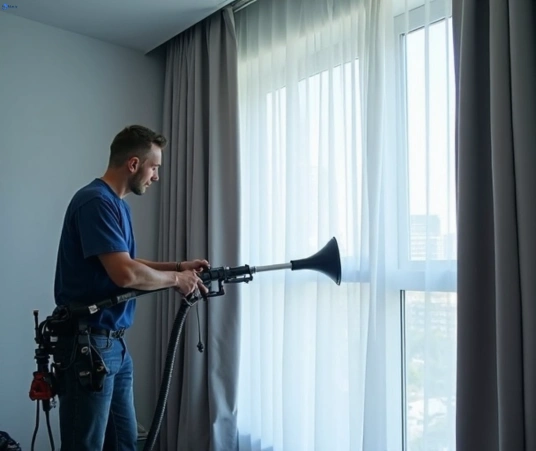 Professional drapes cleaning process tools Matty Curtain Cleaning paradise-point